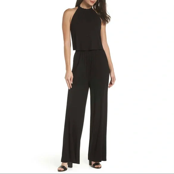 BB Dakota Pants Jumpsuits Bb Dakota One On One Black Stretch